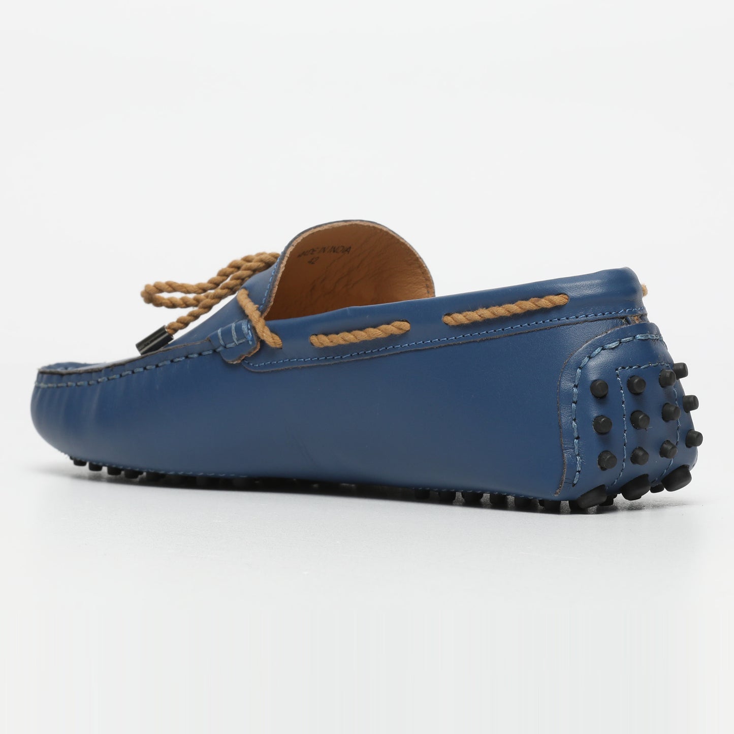 YORK mocassins à lacets bleu