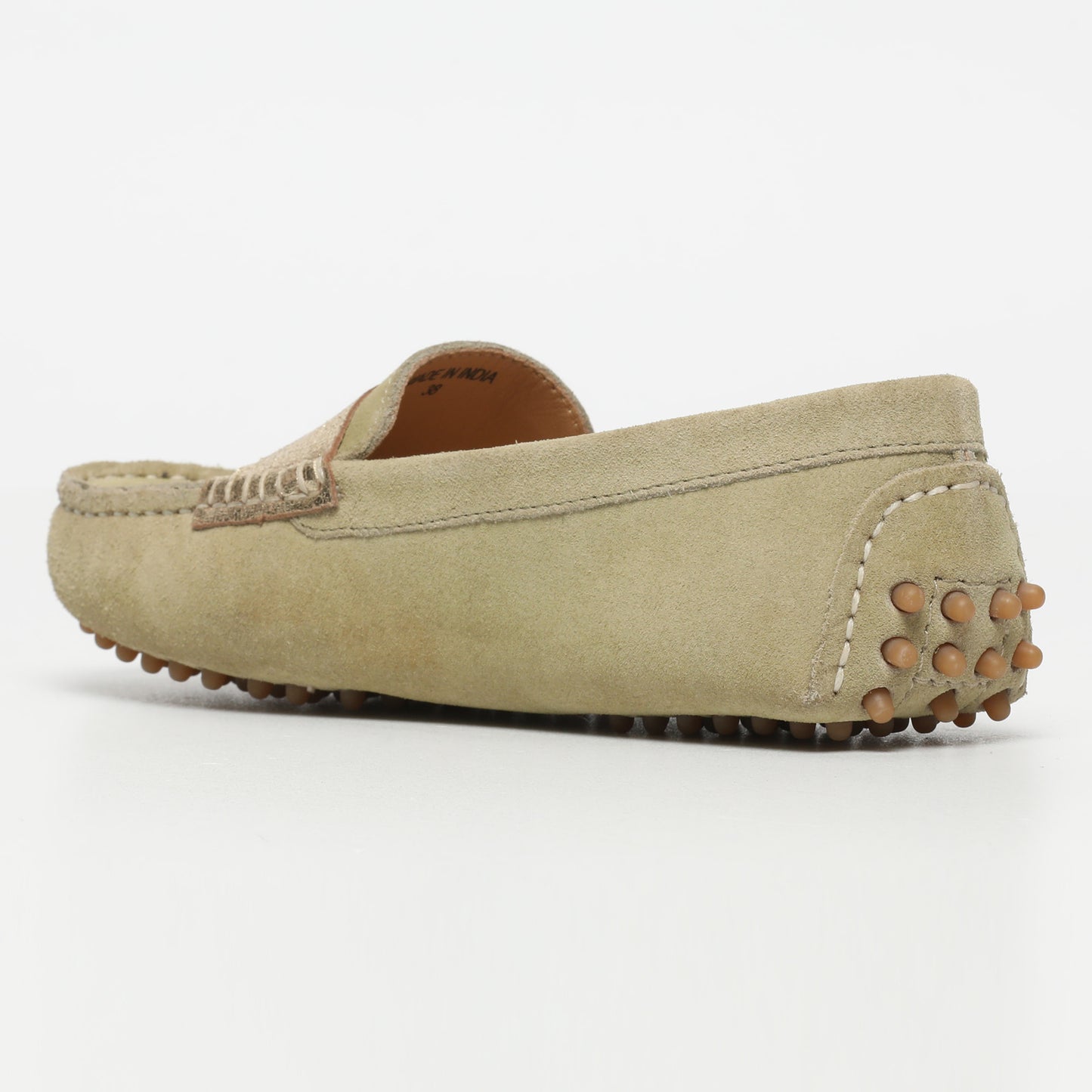MELOA mocassins fantaisies anis