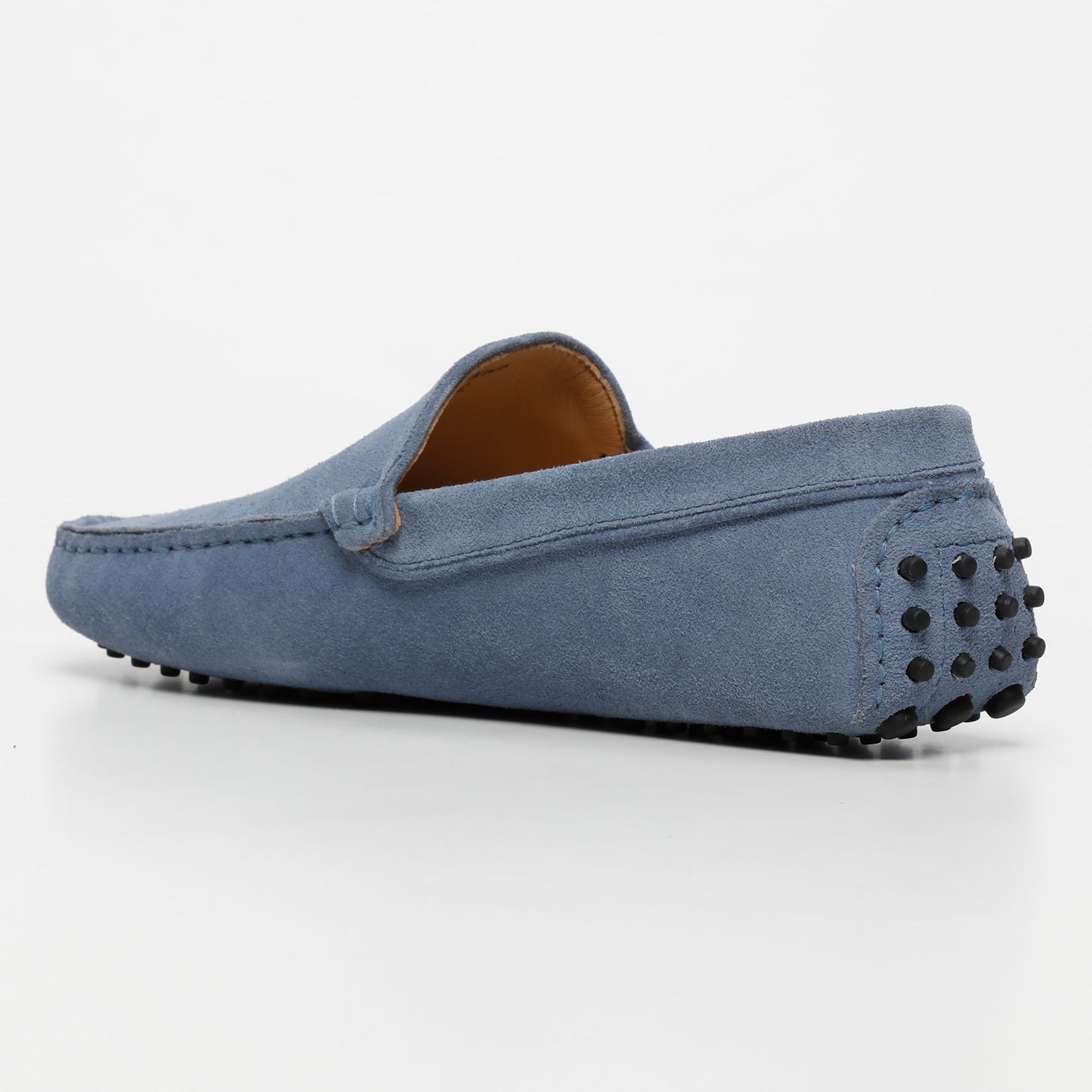 HUBERT mocassins classiques bleu denim