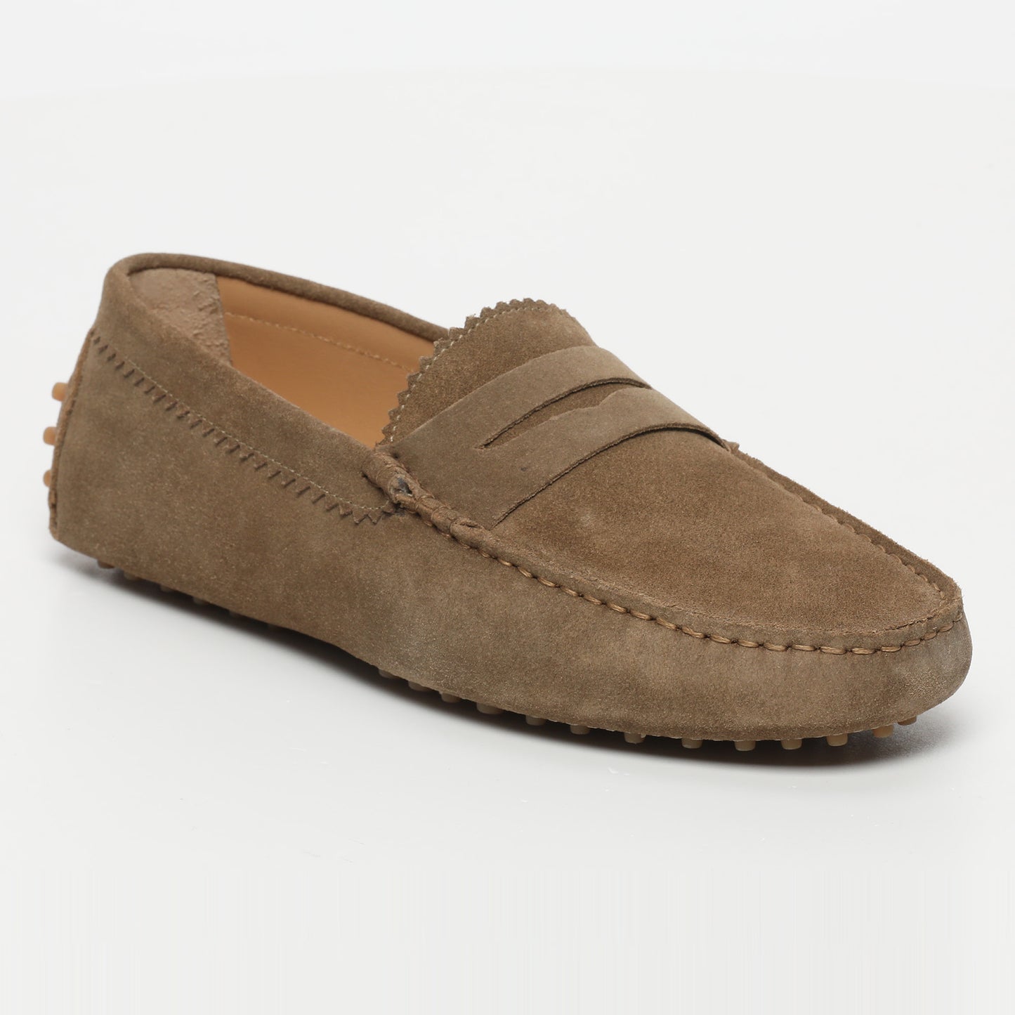 LEW mocassins classiques kaki et brun