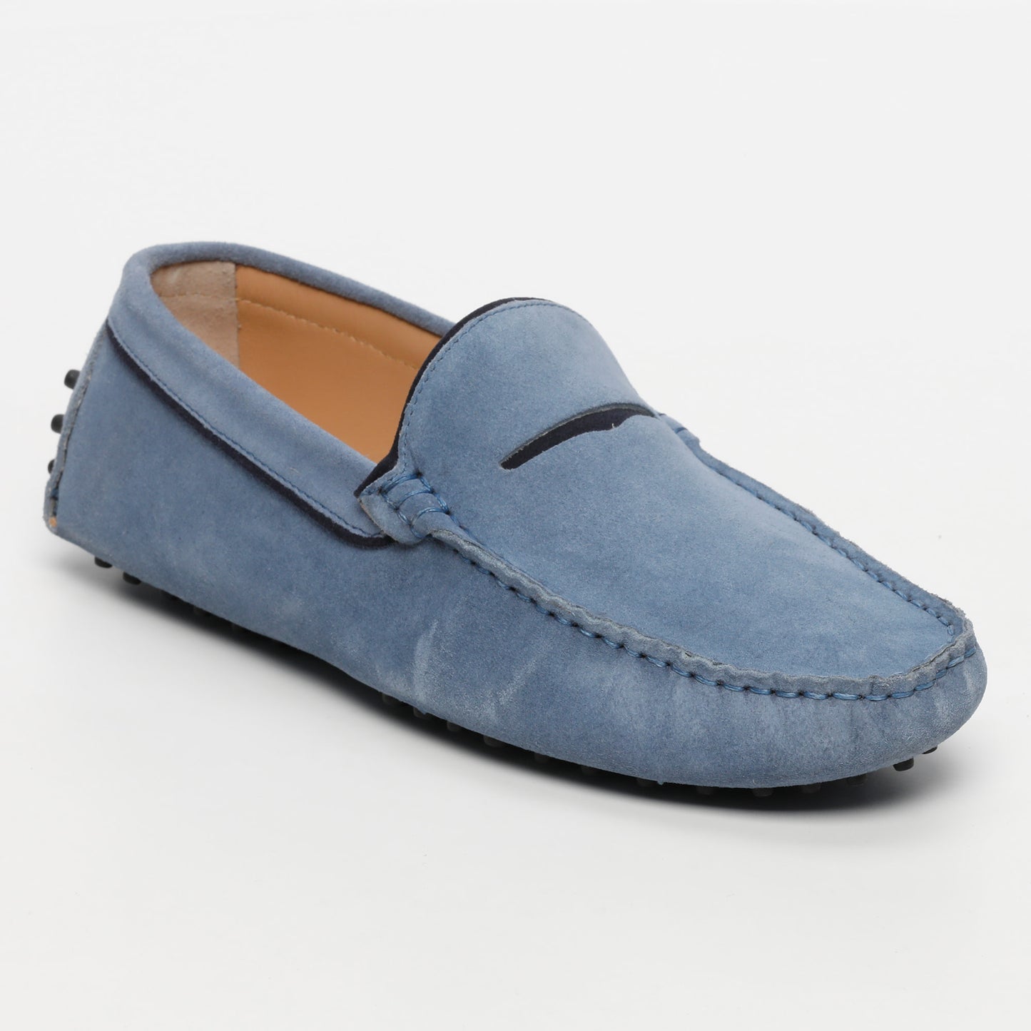 LODRICK mocassins classiques bleu denim