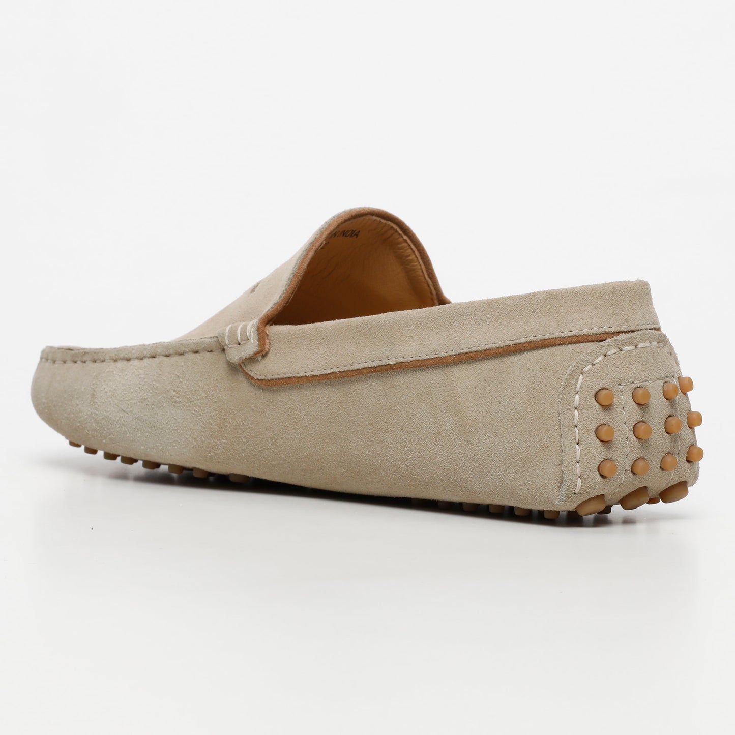 LODRICK mocassins classiques beige clair et camel