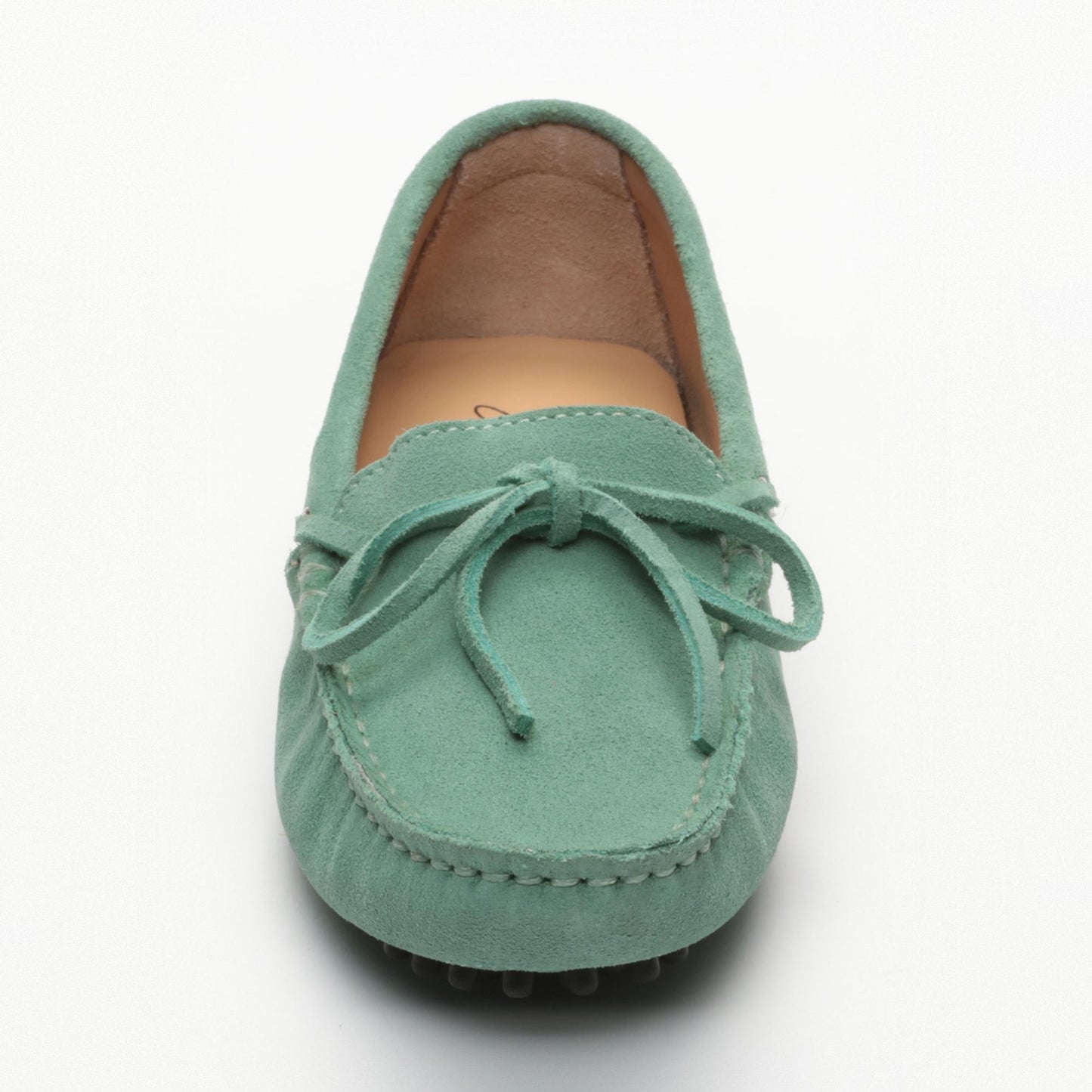 KATE mocassins à lacets vert passé