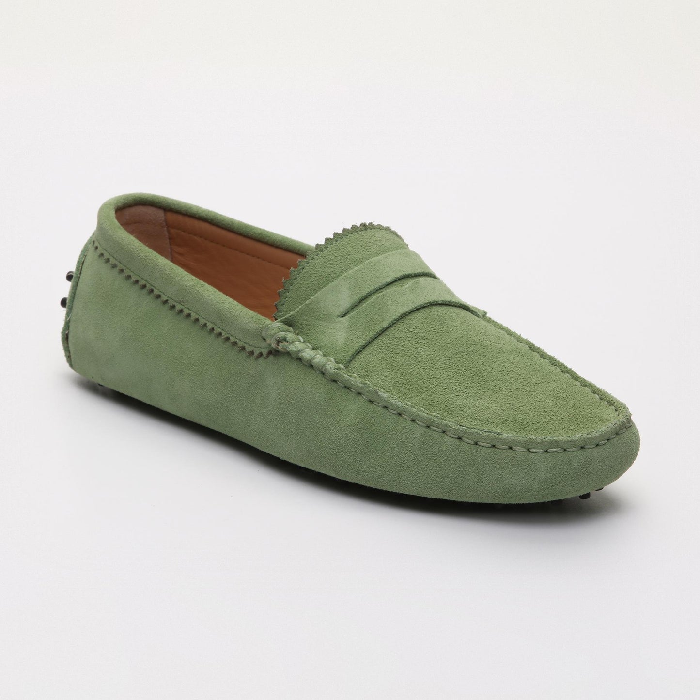 LEW mocassins classiques vert clair