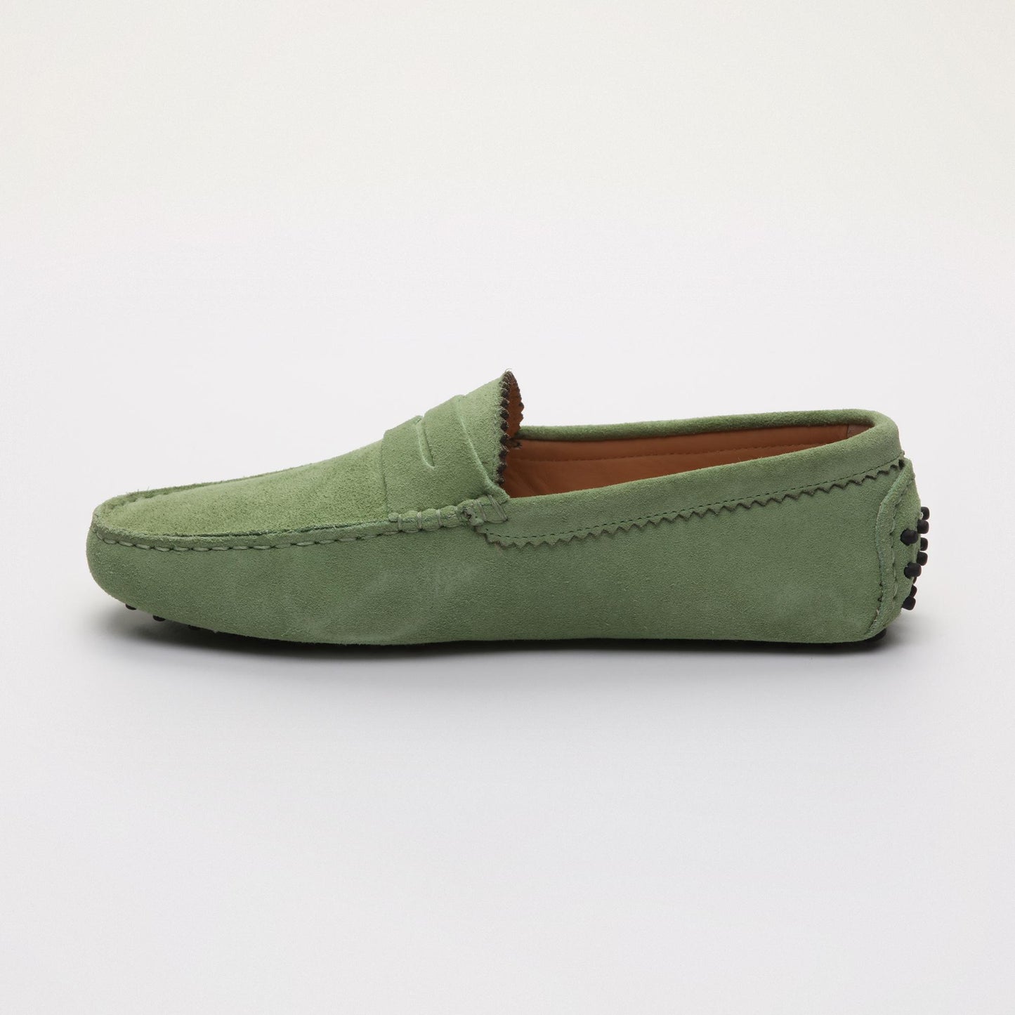 LEW mocassins classiques vert clair