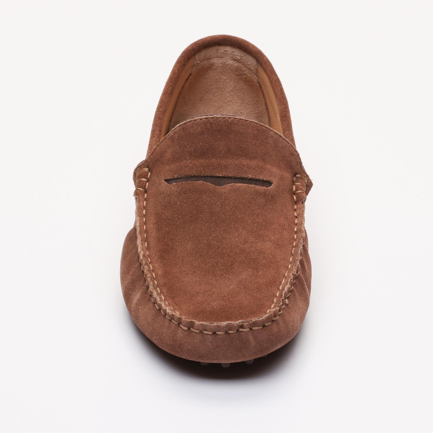 LODRICK mocassins classiques camel et chocolat