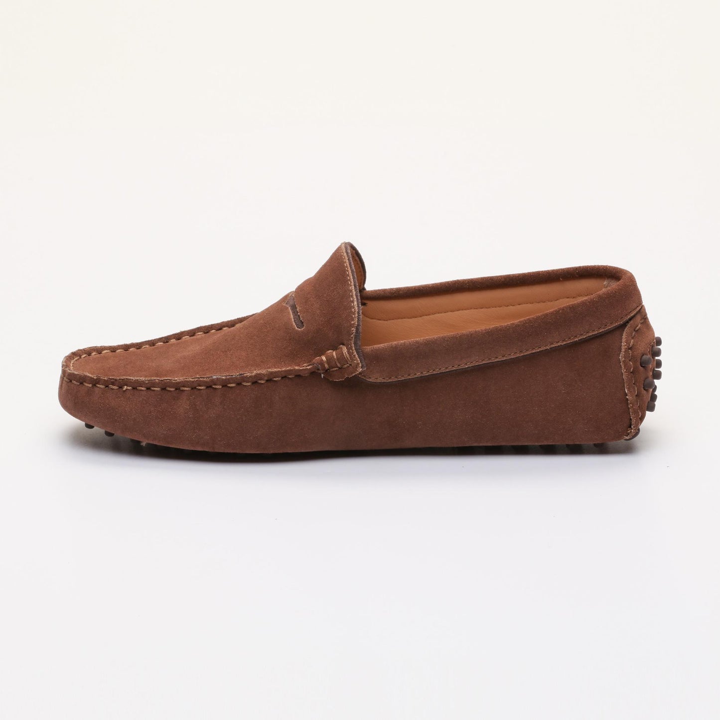 LODRICK mocassins classiques camel et chocolat