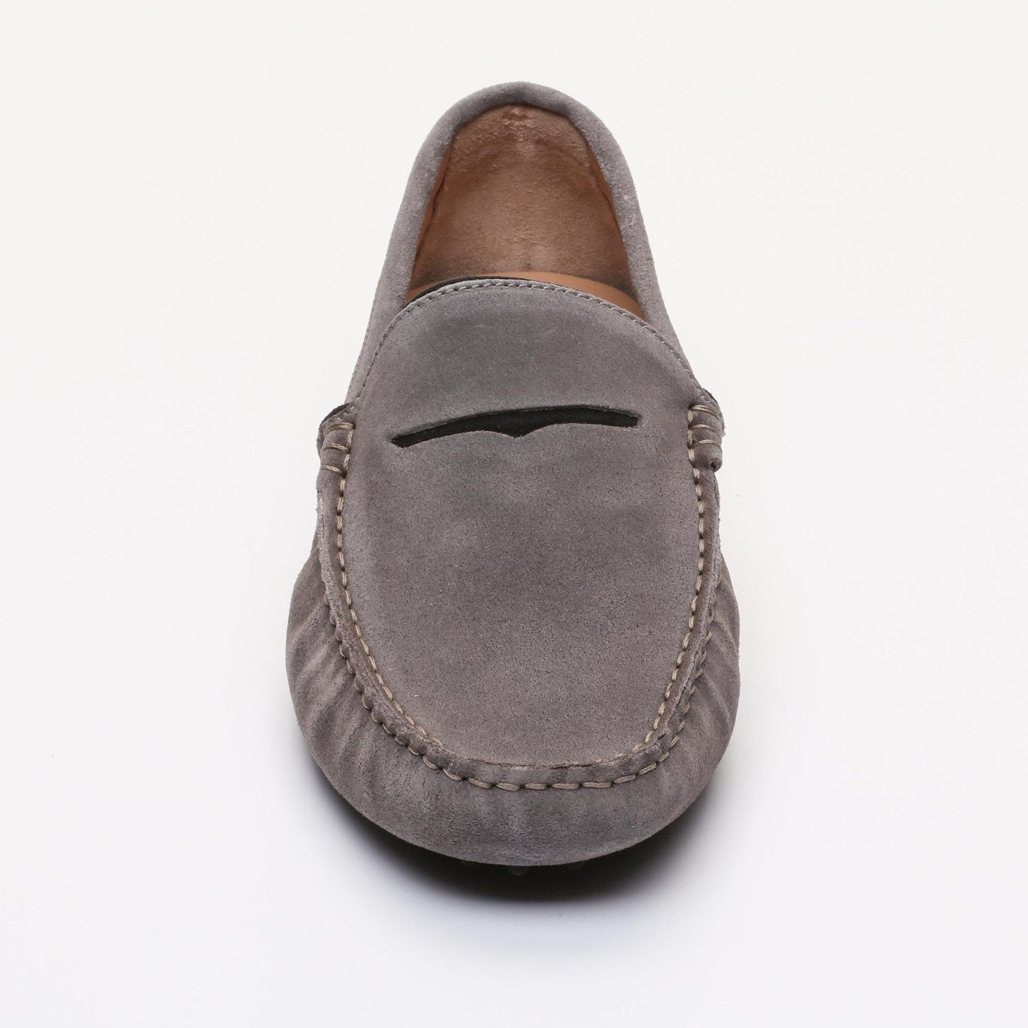 LODRICK mocassins classiques gris foncé et noir