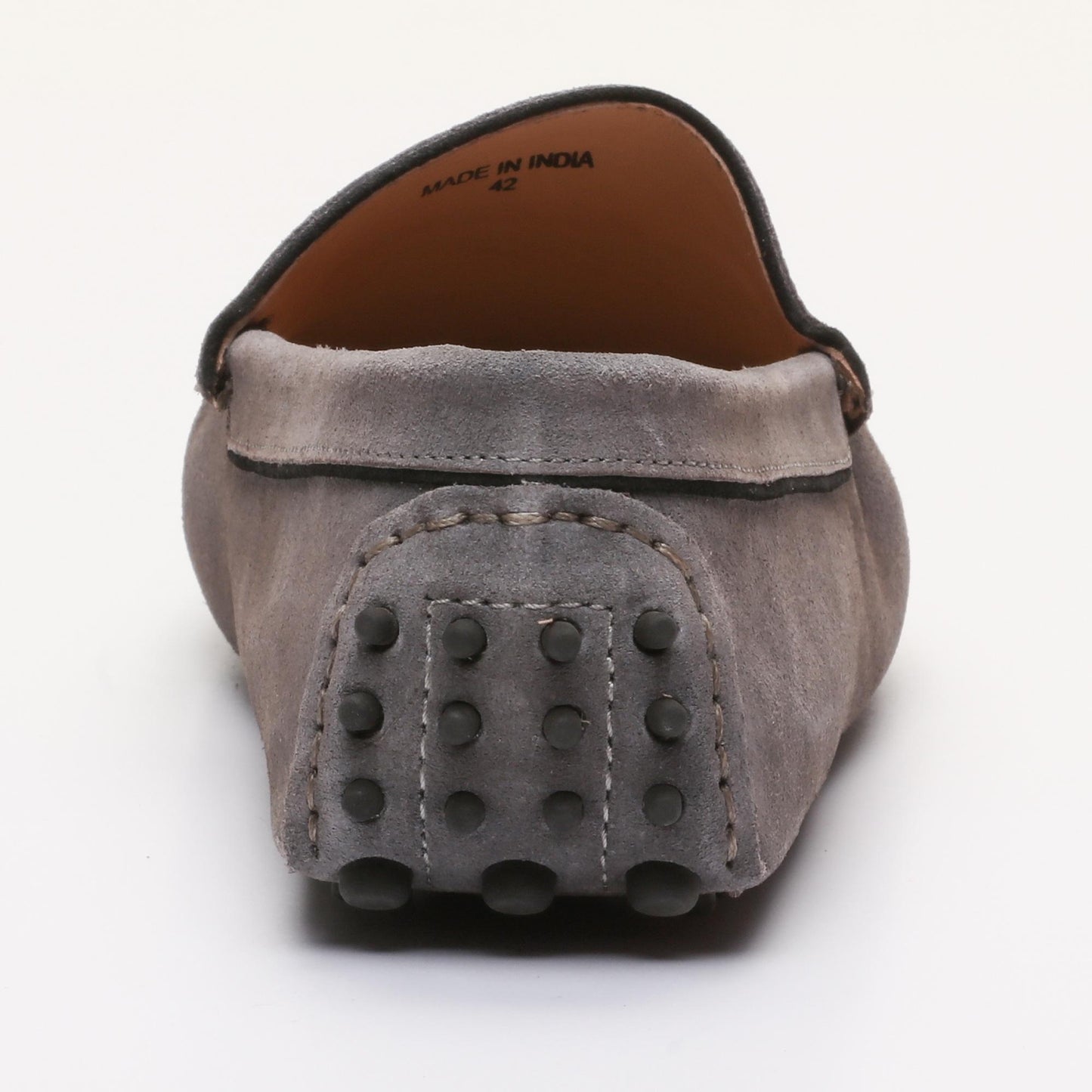 LODRICK mocassins classiques gris foncé et noir