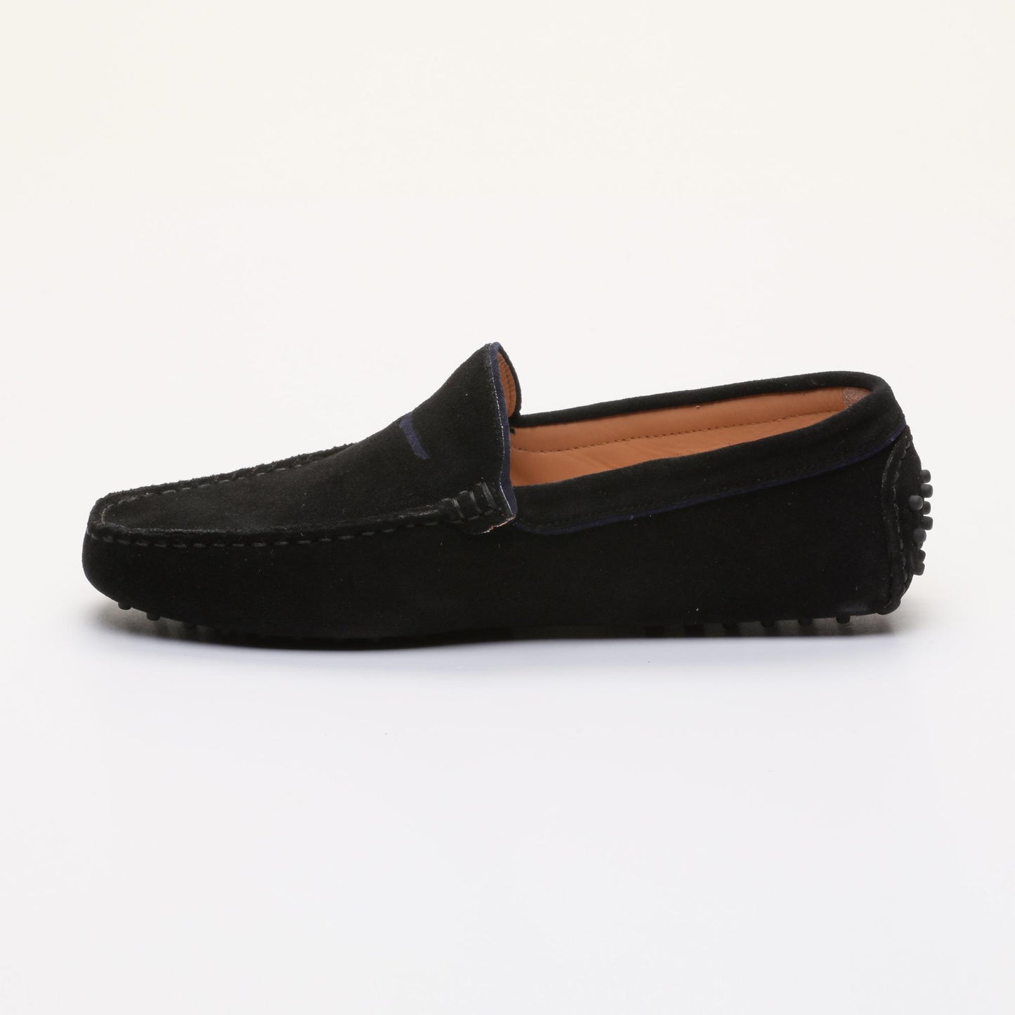 LODRICK mocassins classiques noir et océan