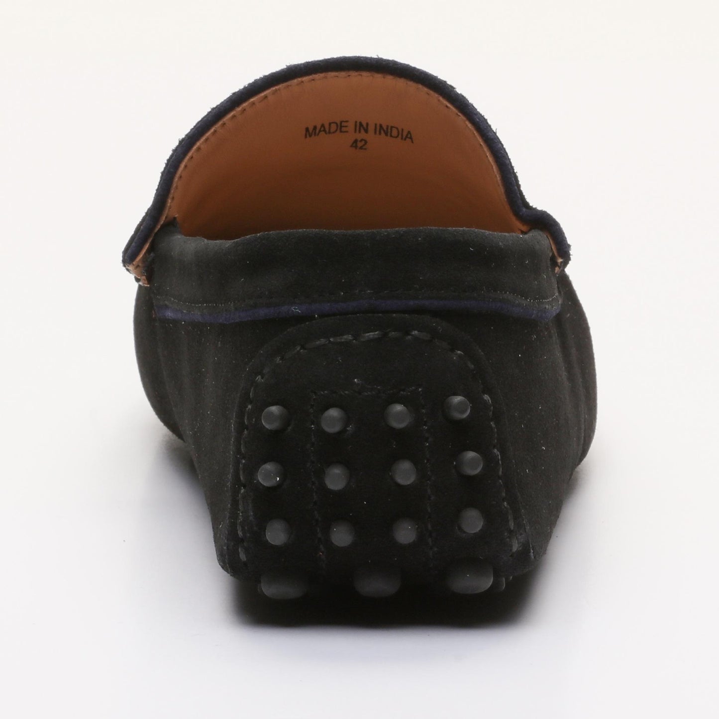 LODRICK mocassins classiques noir et océan