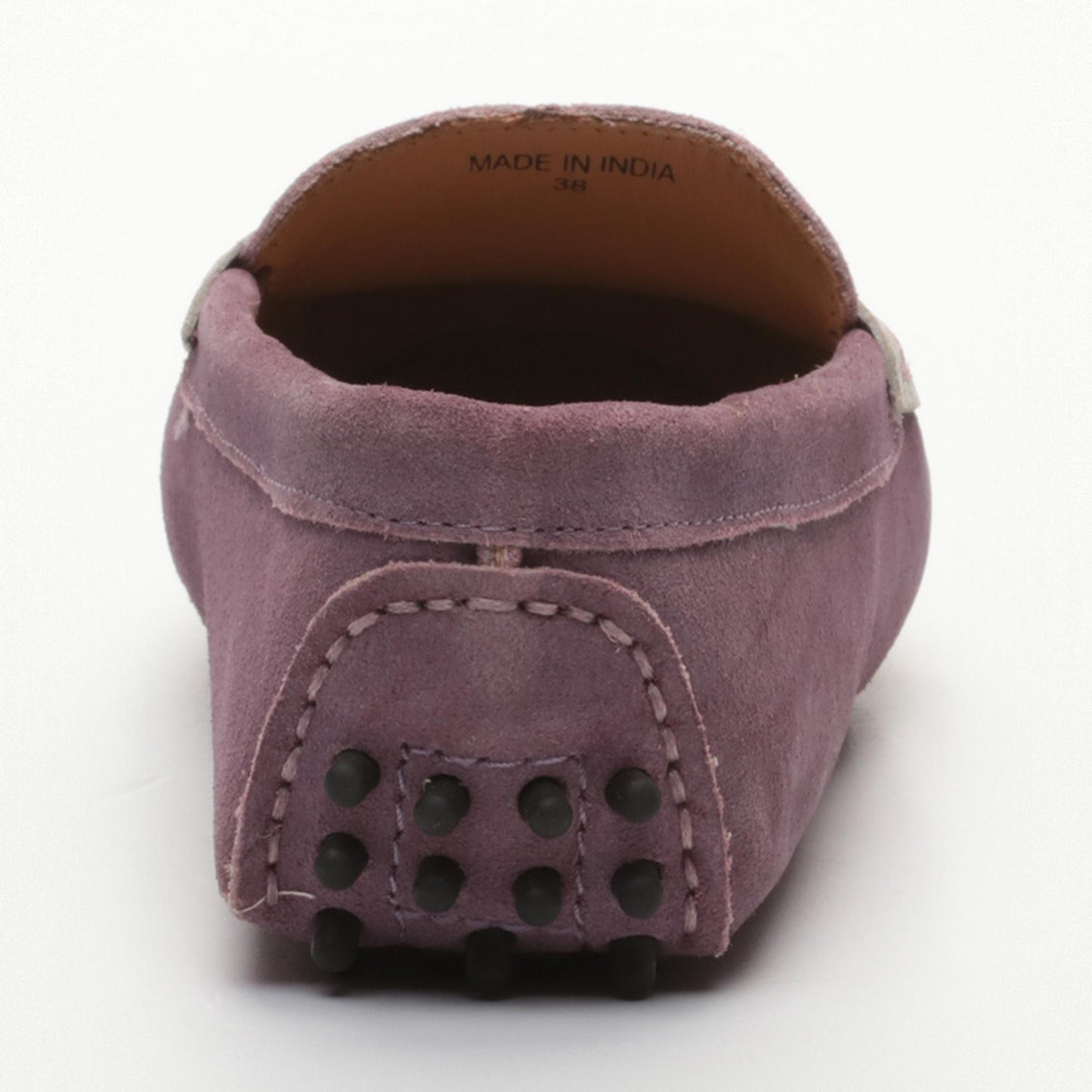 MELOA mocassins fantaisies lavande et argent