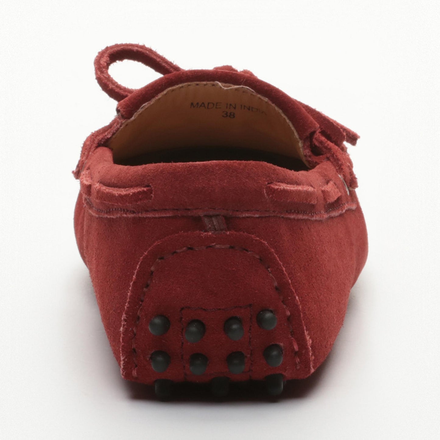 POWYS mocassins à lacets lie de vin