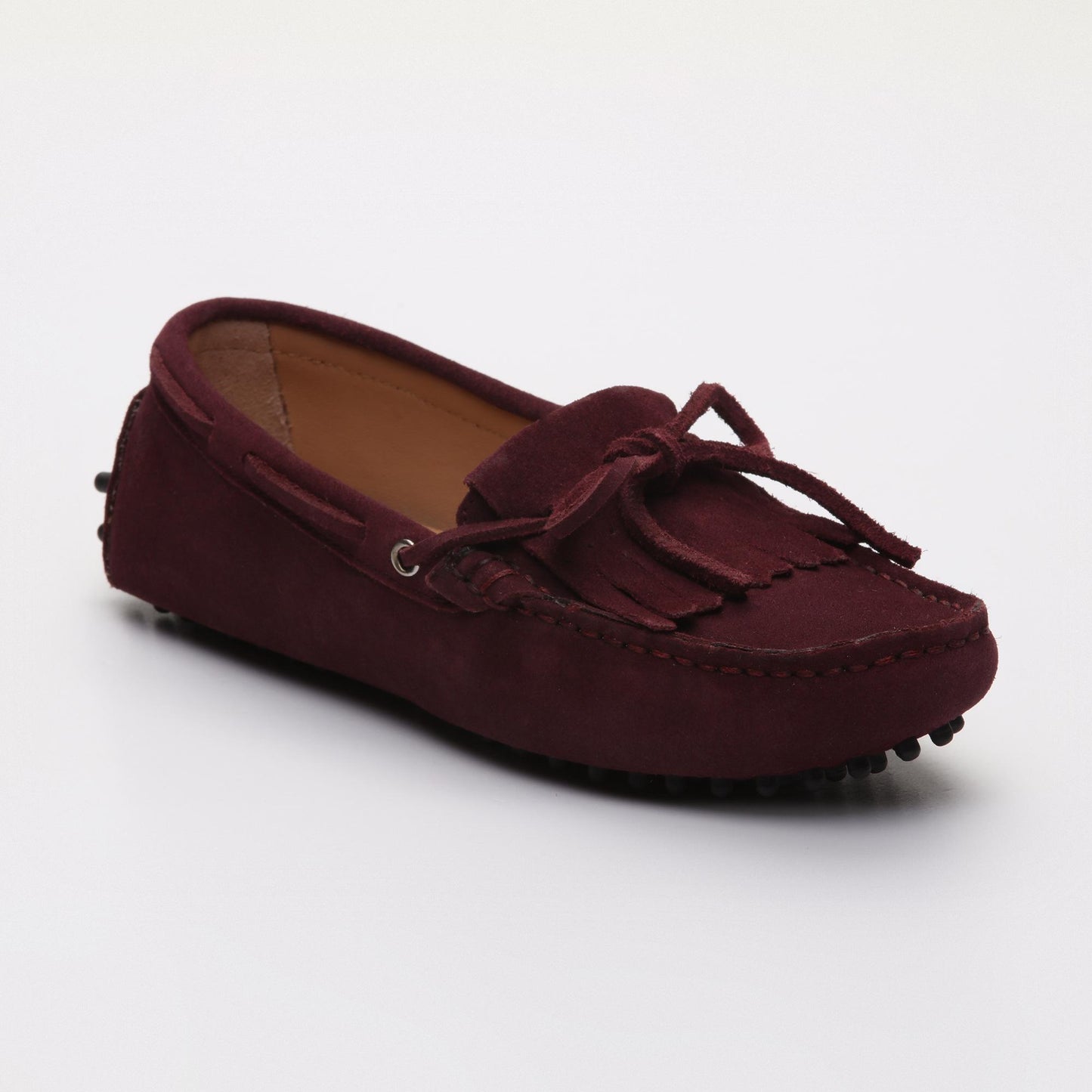 POWYS mocassins à lacets violet foncé