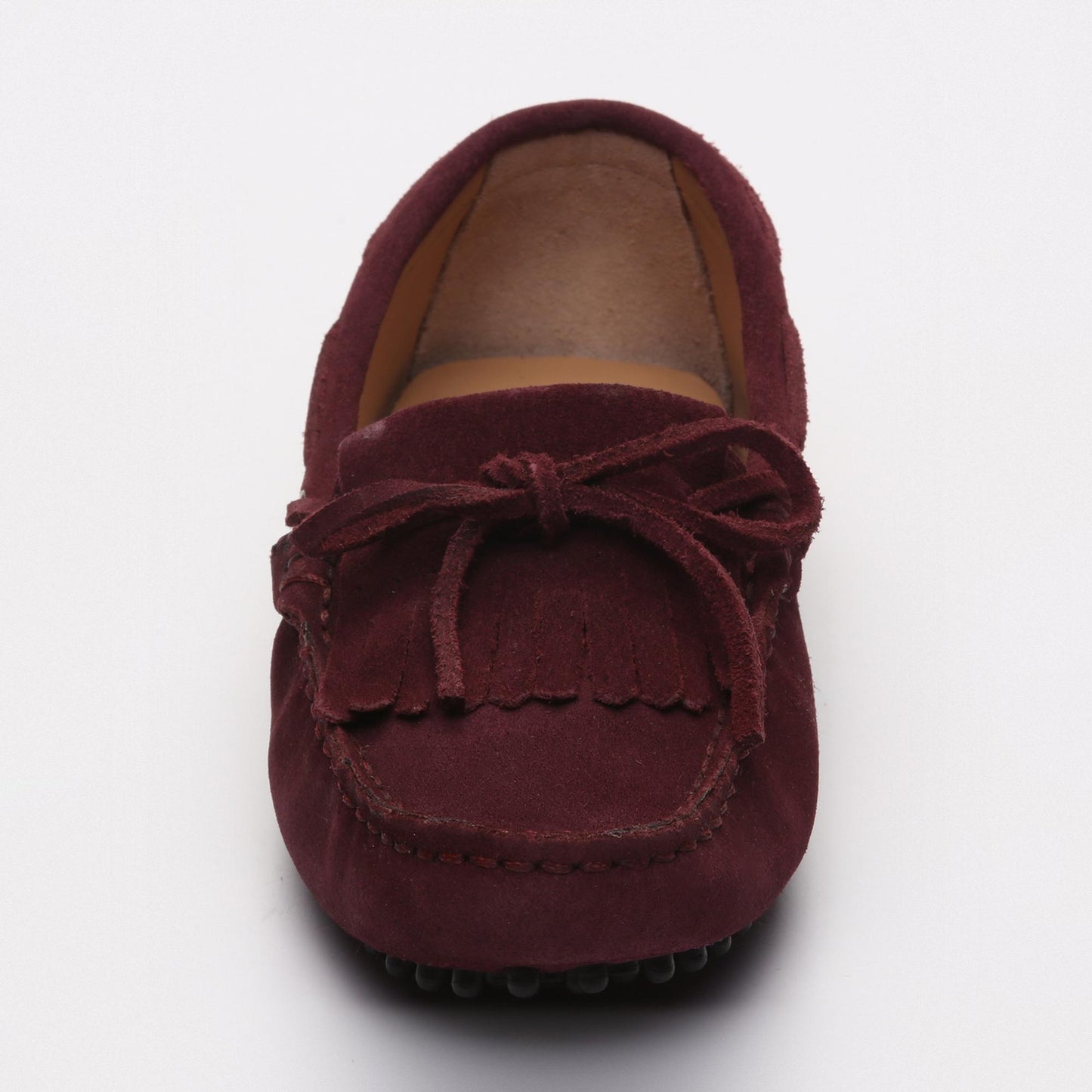 POWYS mocassins à lacets violet foncé