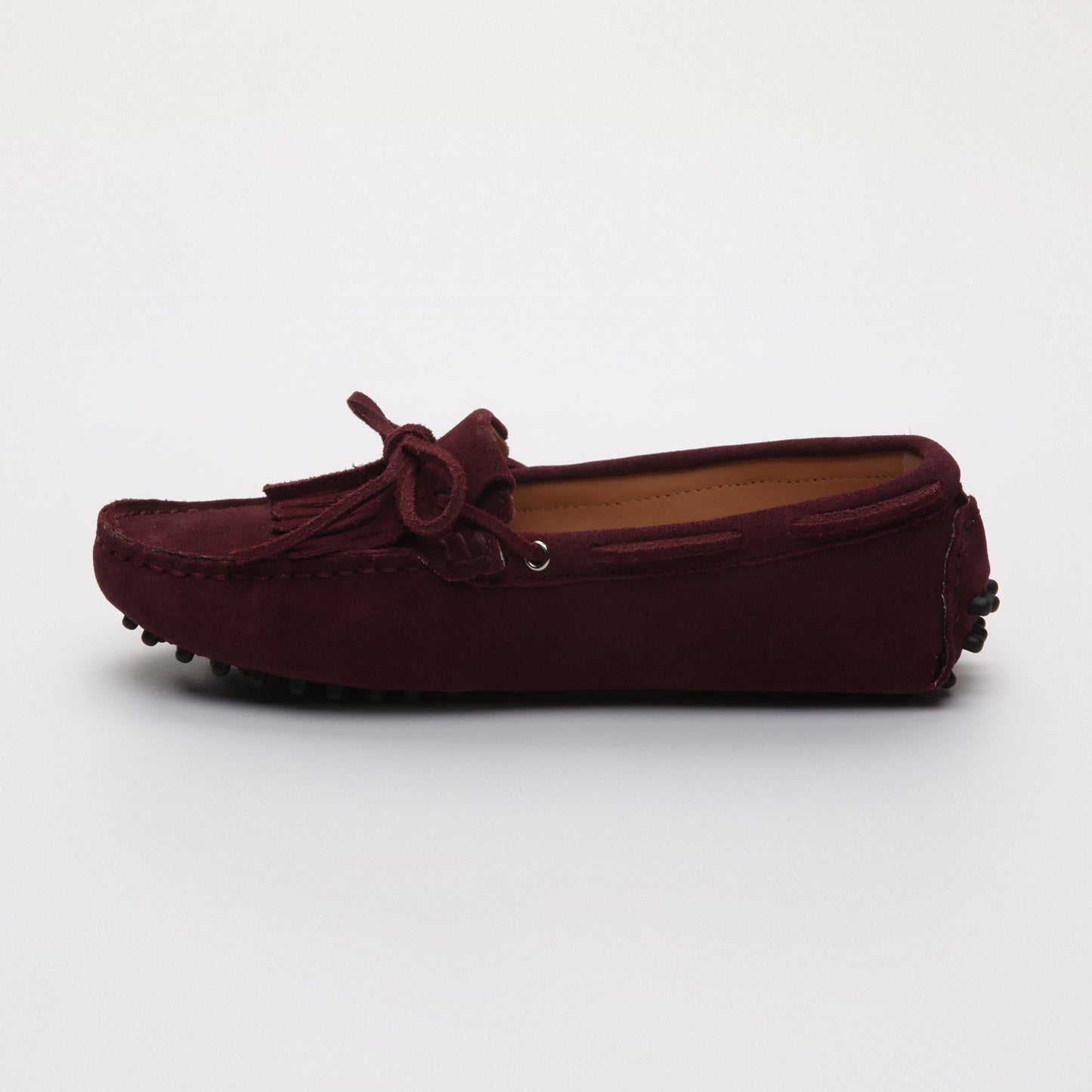 POWYS mocassins à lacets violet foncé