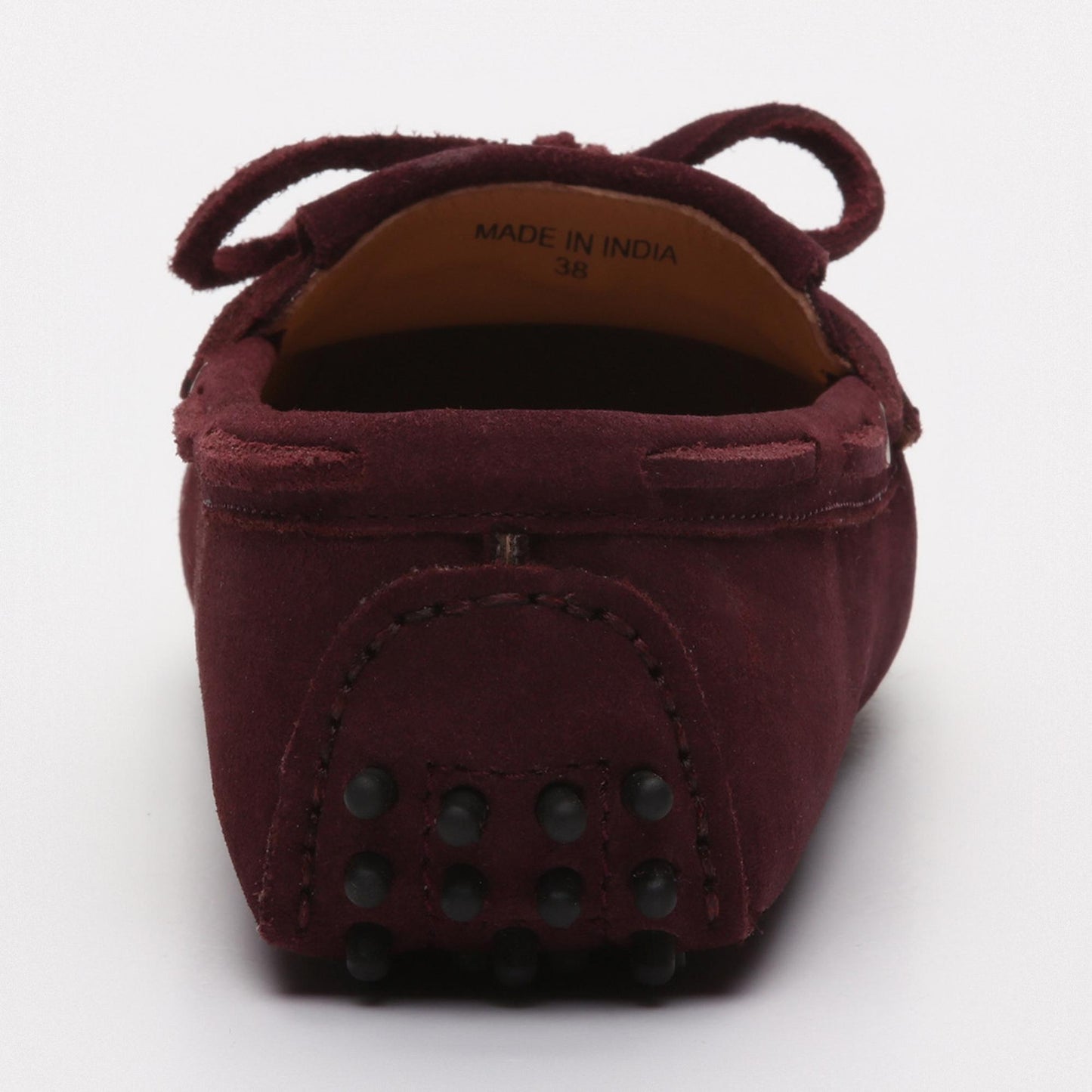 POWYS mocassins à lacets violet foncé