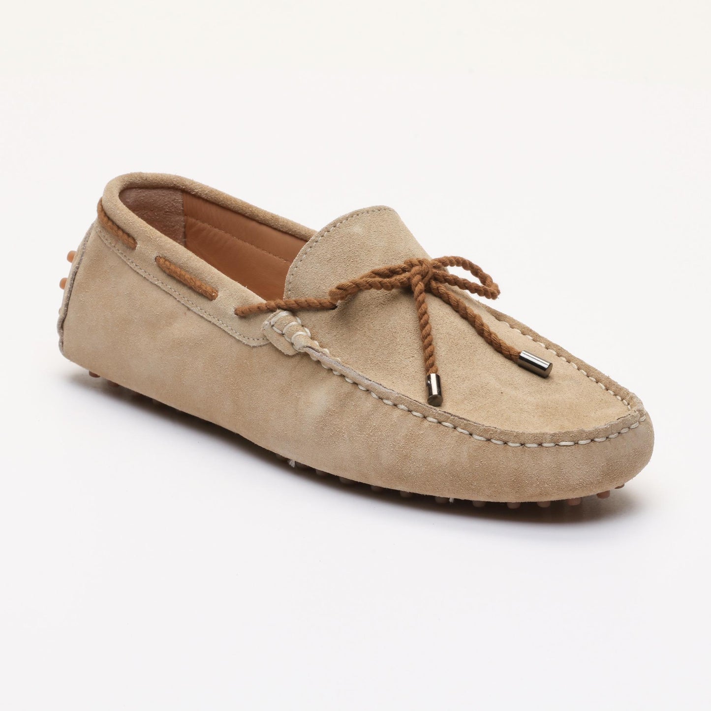 YORK mocassins à lacets beige