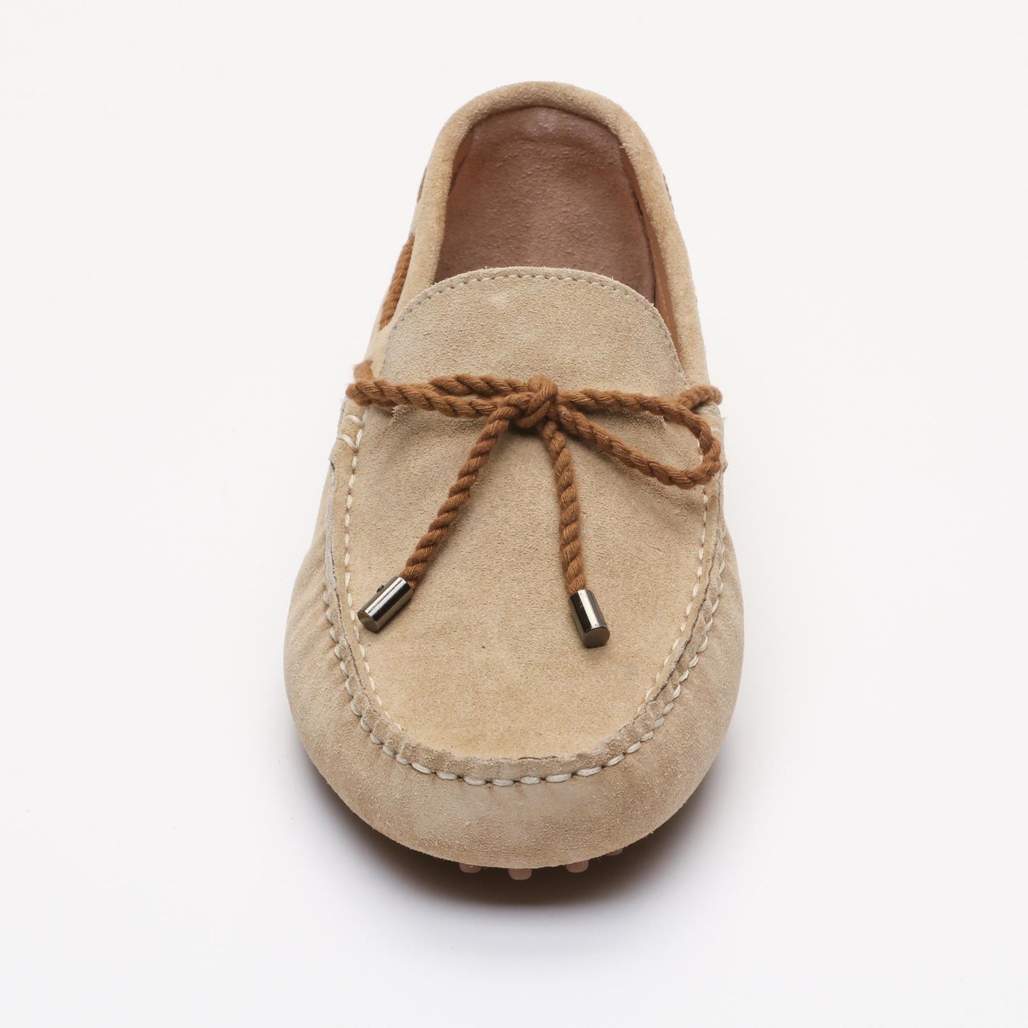 YORK mocassins à lacets beige