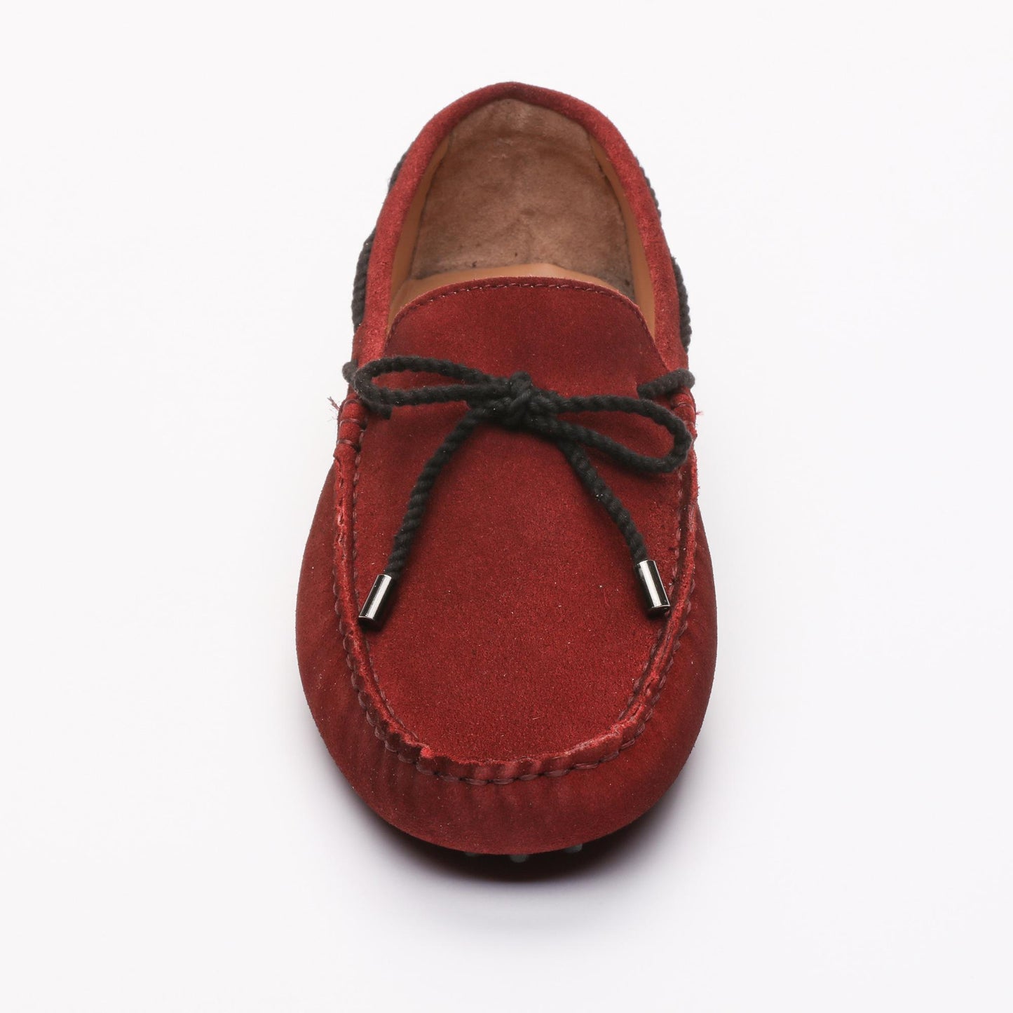 YORK mocassins à lacets bordeaux