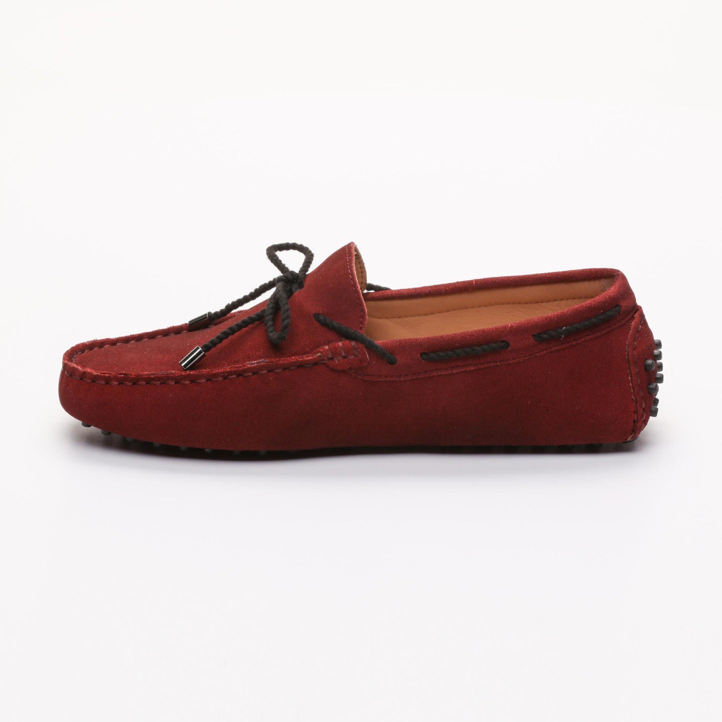 YORK mocassins à lacets bordeaux