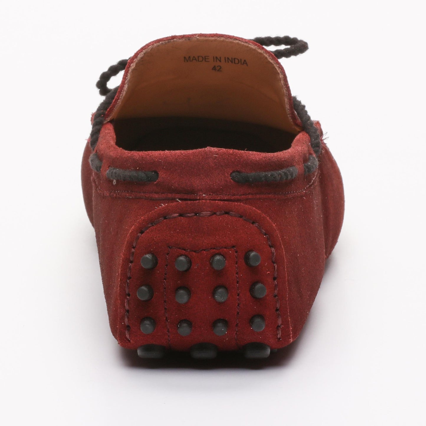 YORK mocassins à lacets bordeaux