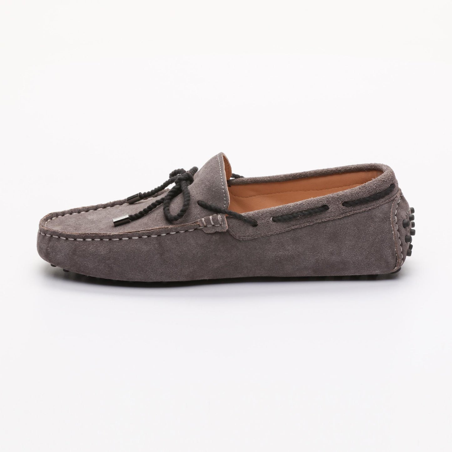YORK mocassins à lacets gris foncé