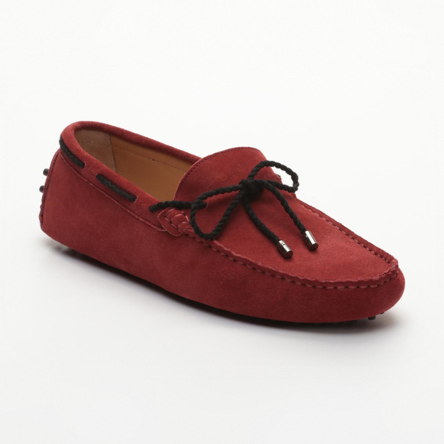 YORK mocassins à lacets lie de vin