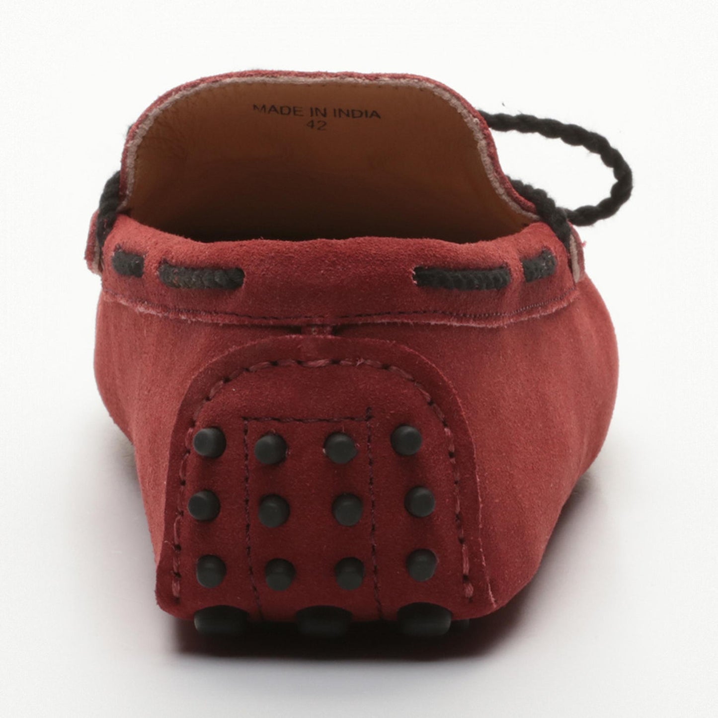 YORK mocassins à lacets lie de vin