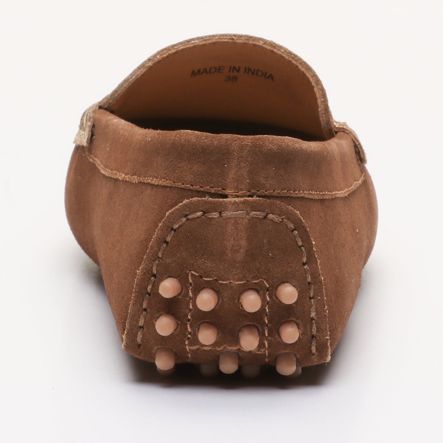 MELOA mocassins fantaisies camel et or
