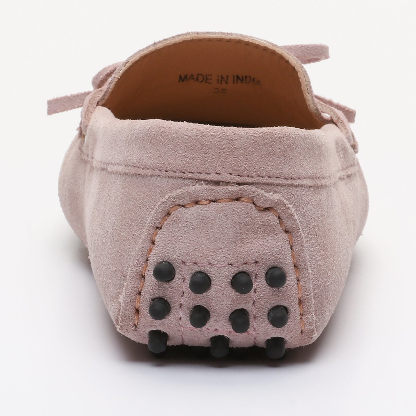 KATE mocassins à lacets rose clair