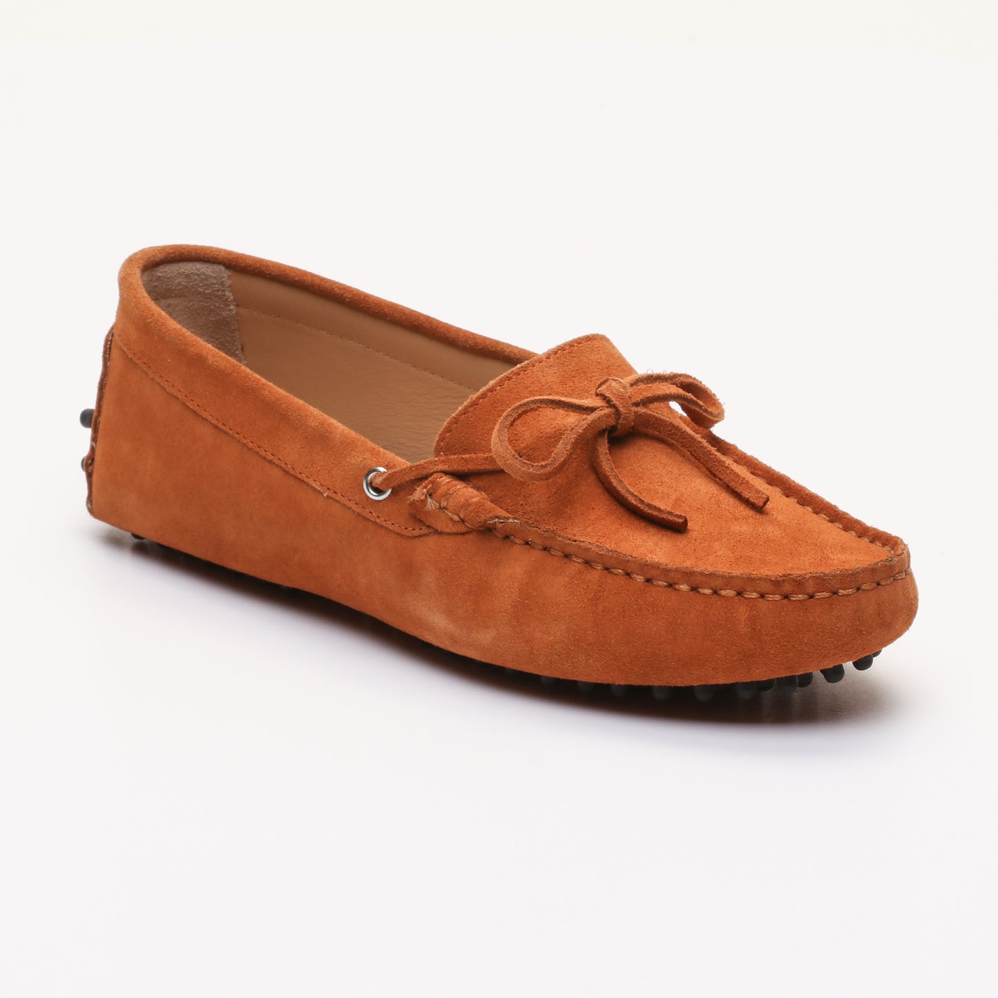 KATE mocassins à lacets orange