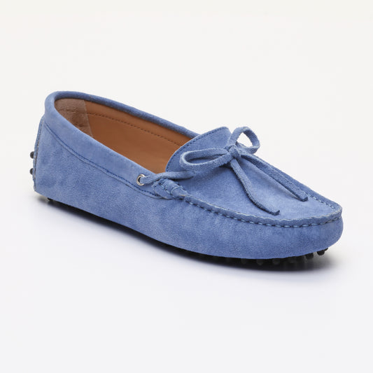 KATE mocassins à lacets bleu