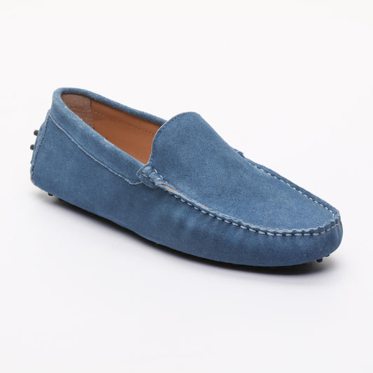 CAMBRIDGE mocassins classiques bleu électrique