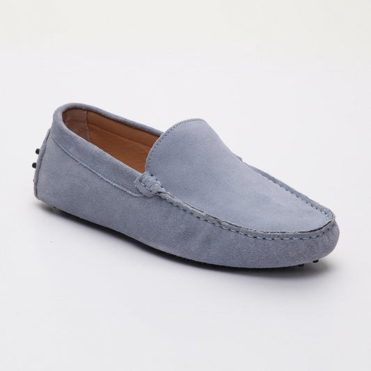 CAMBRIDGE mocassins classiques ciel