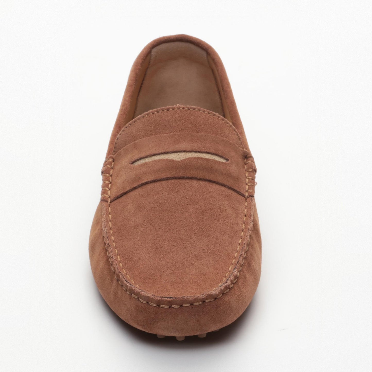 CLIFF mocassins classiques caroube et beige