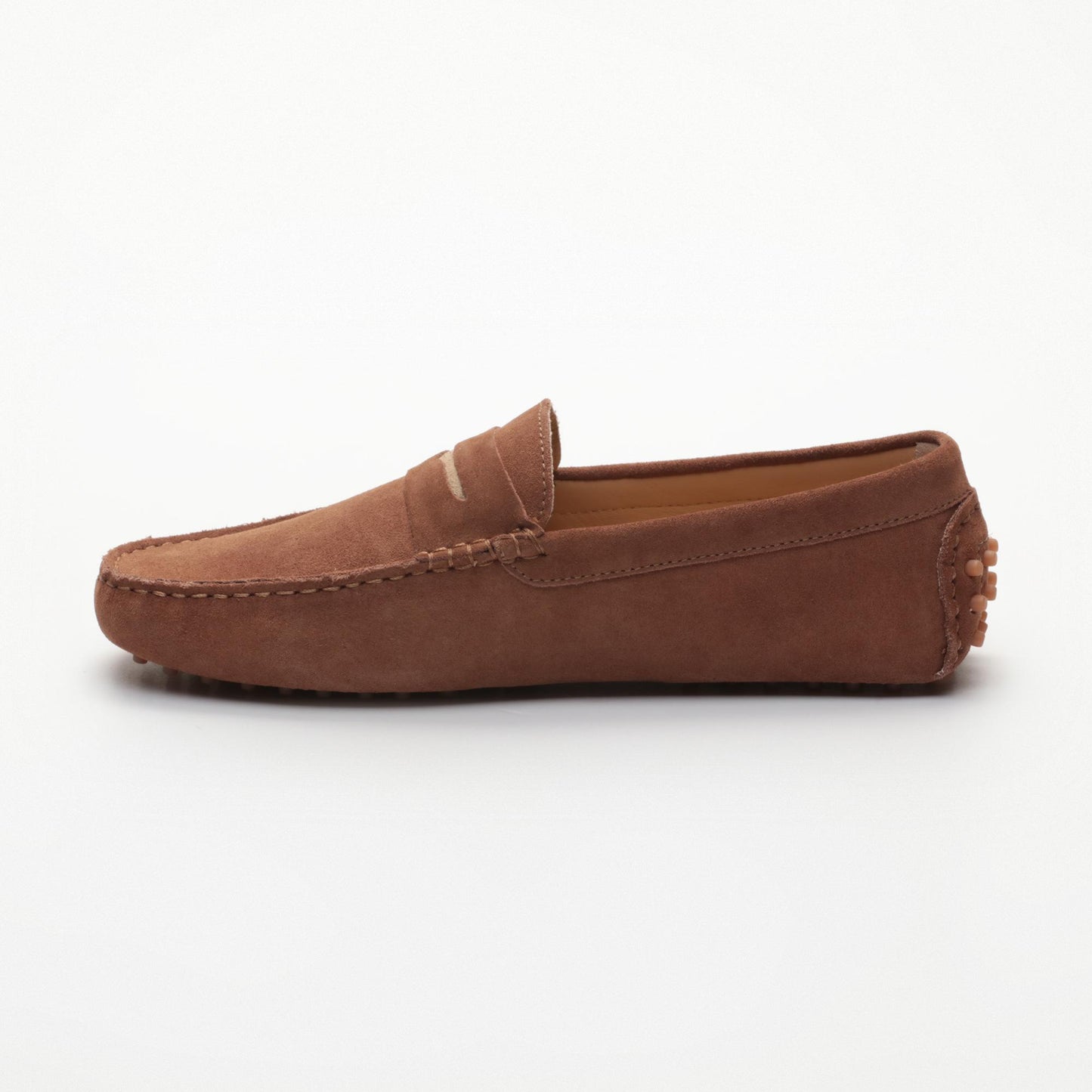 CLIFF mocassins classiques caroube et beige
