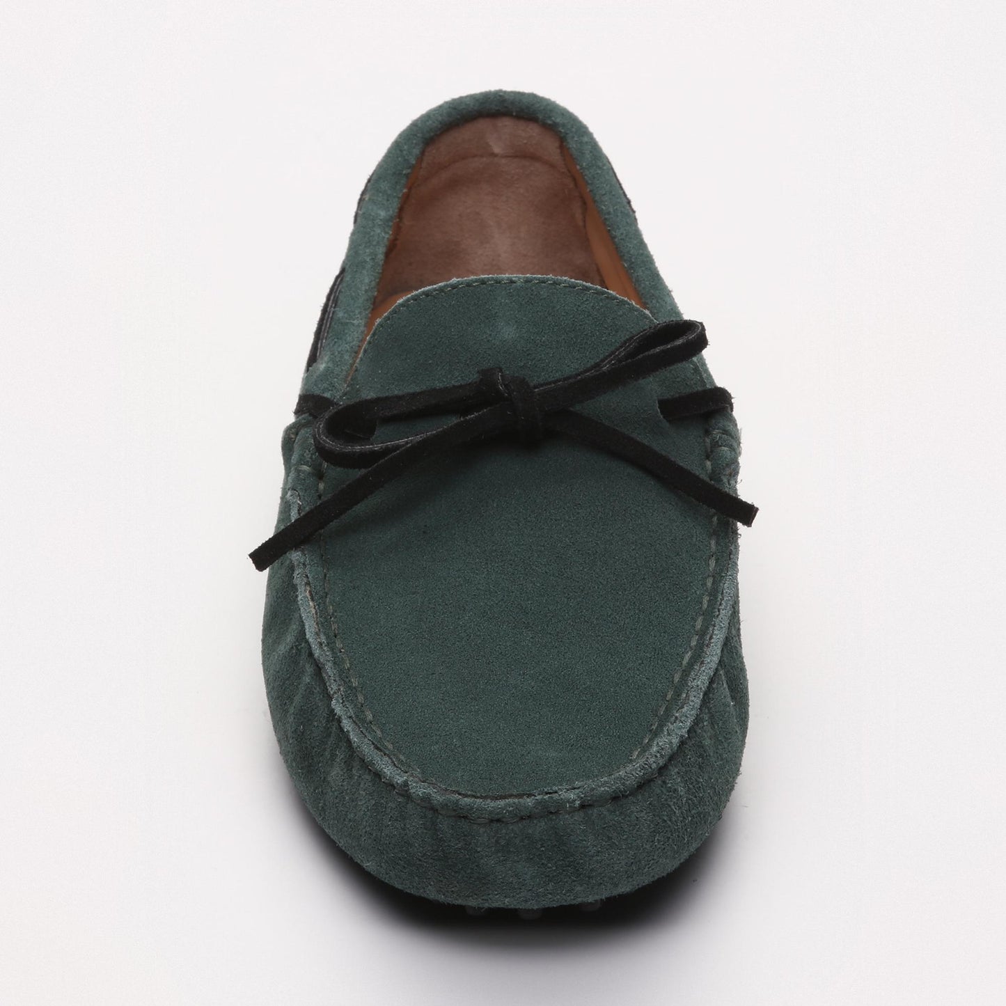 CORNWALL mocassins à lacets vert et noir
