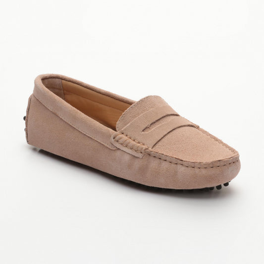 DEIRA mocassins classiques vieux rose clair