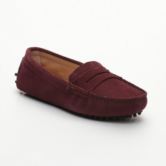DEIRA mocassins classiques violet foncé