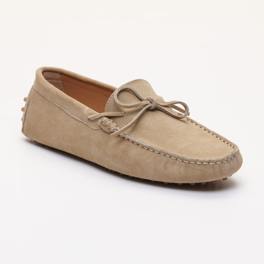 DUKE mocassins à lacets beige