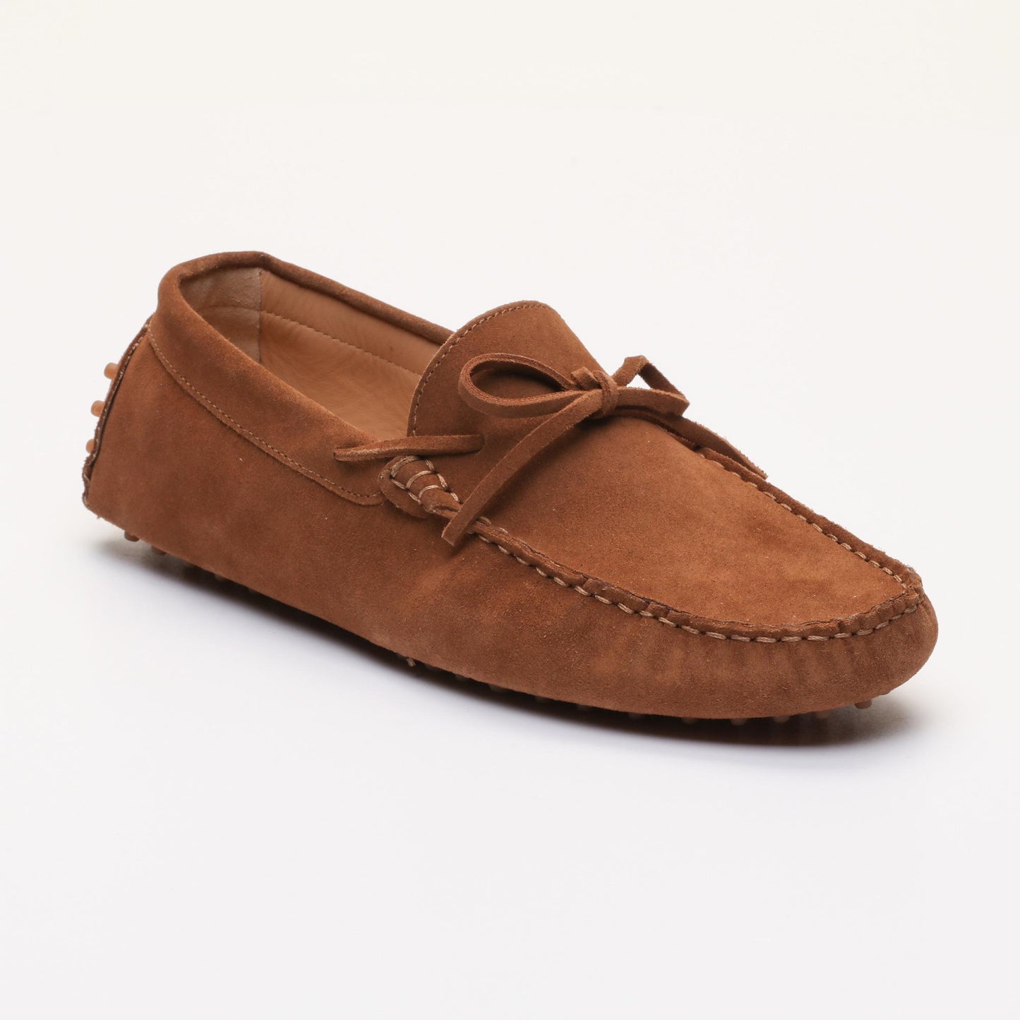 DUKE mocassins à lacets camel