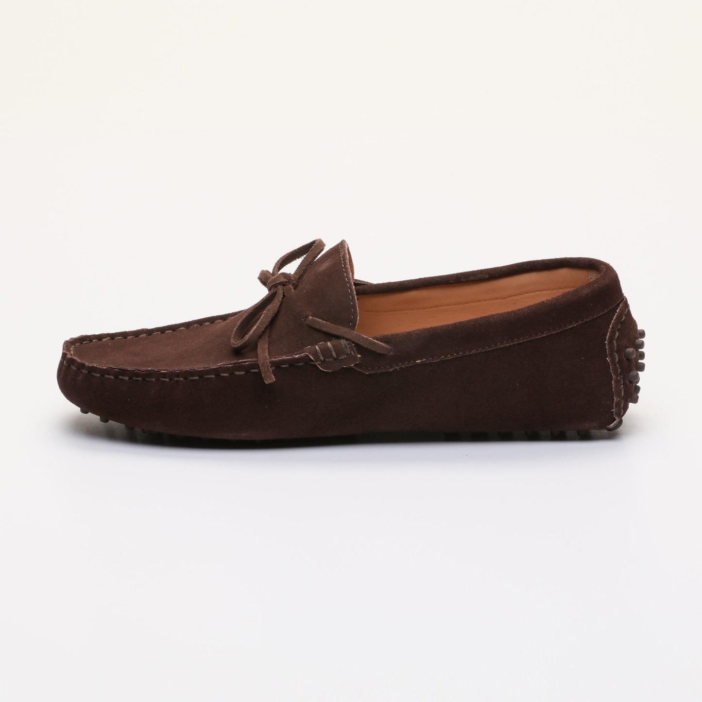 DUKE mocassins à lacets chocolat