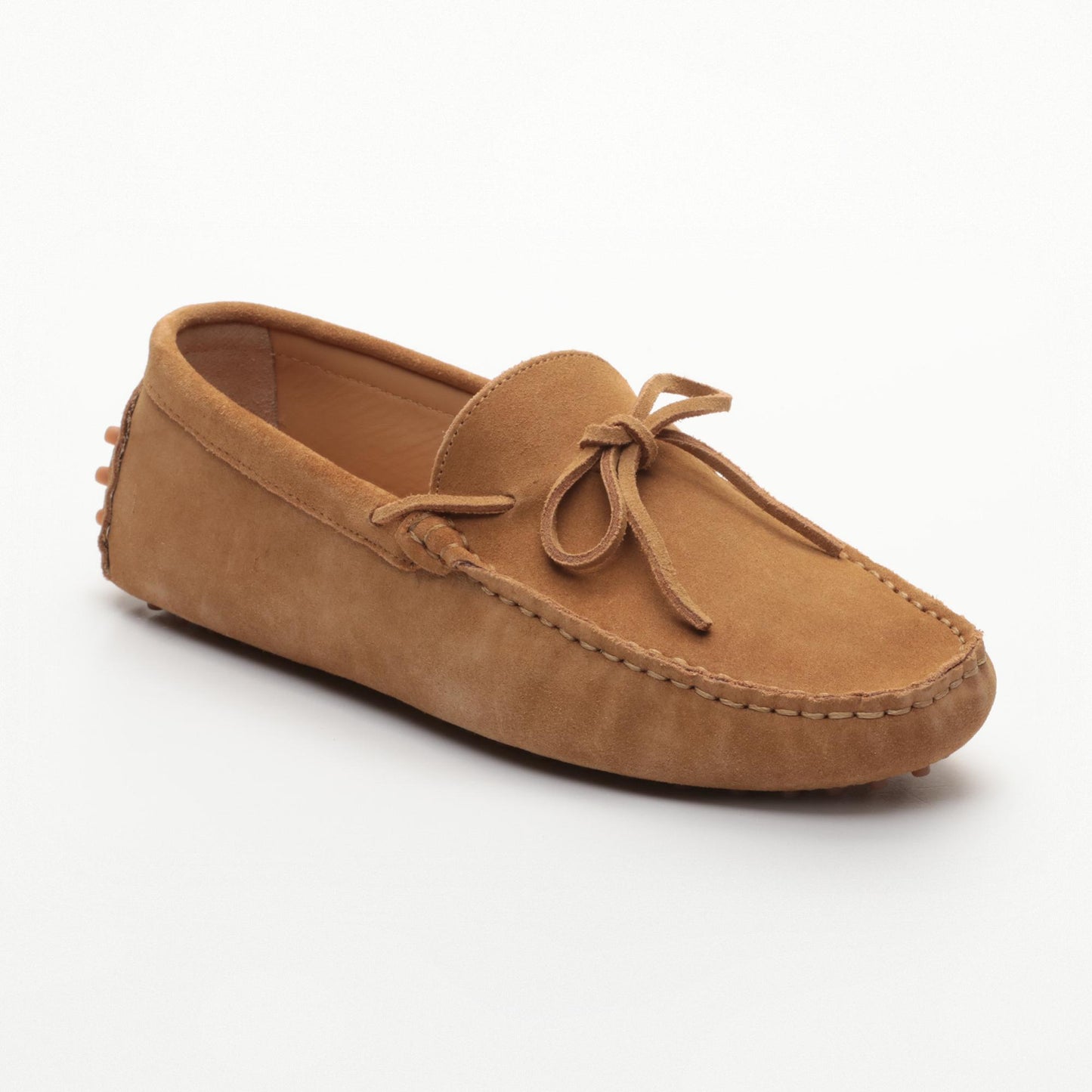 DUKE mocassins à lacets cognac