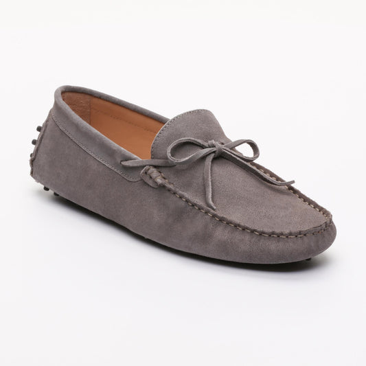 DUKE mocassins à lacets gris foncé