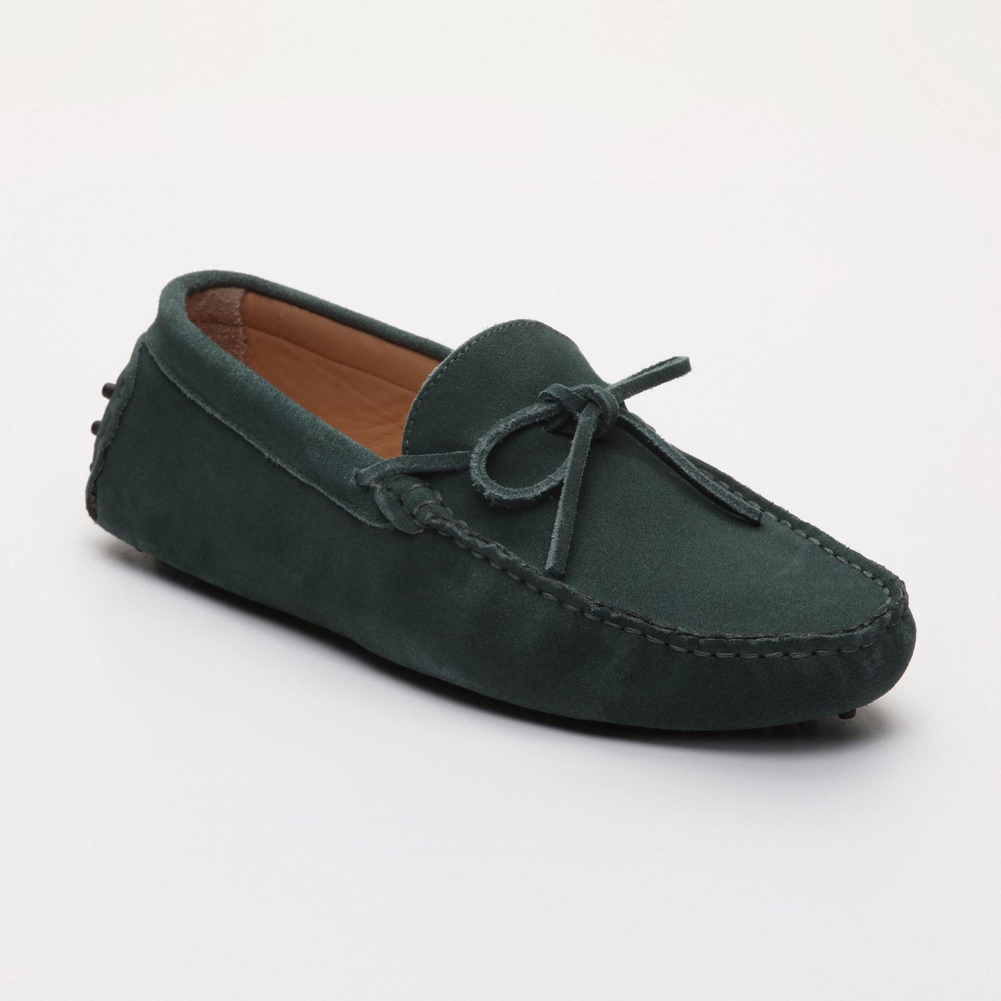 DUKE mocassins à lacets vert