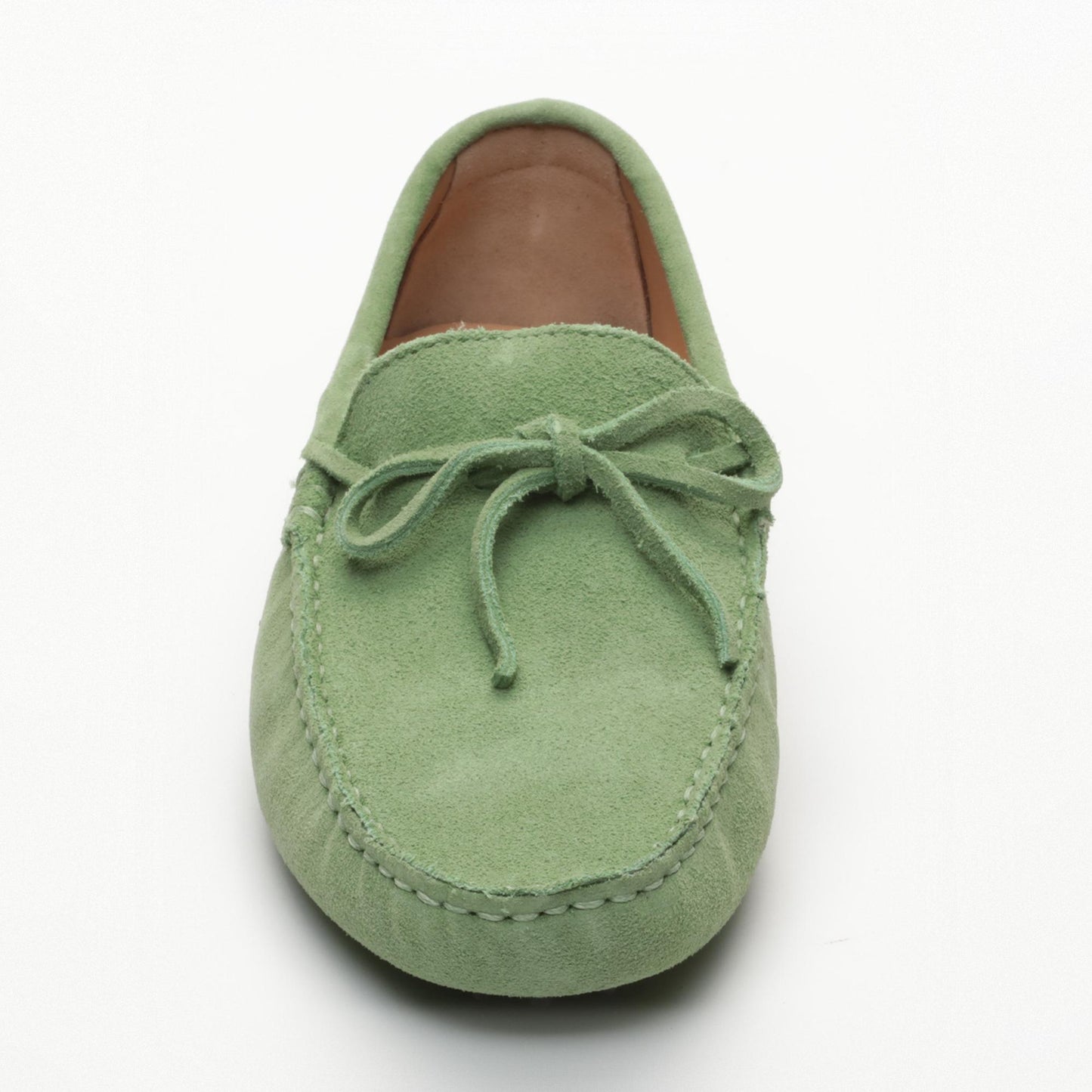 DUKE mocassins à lacets vert clair
