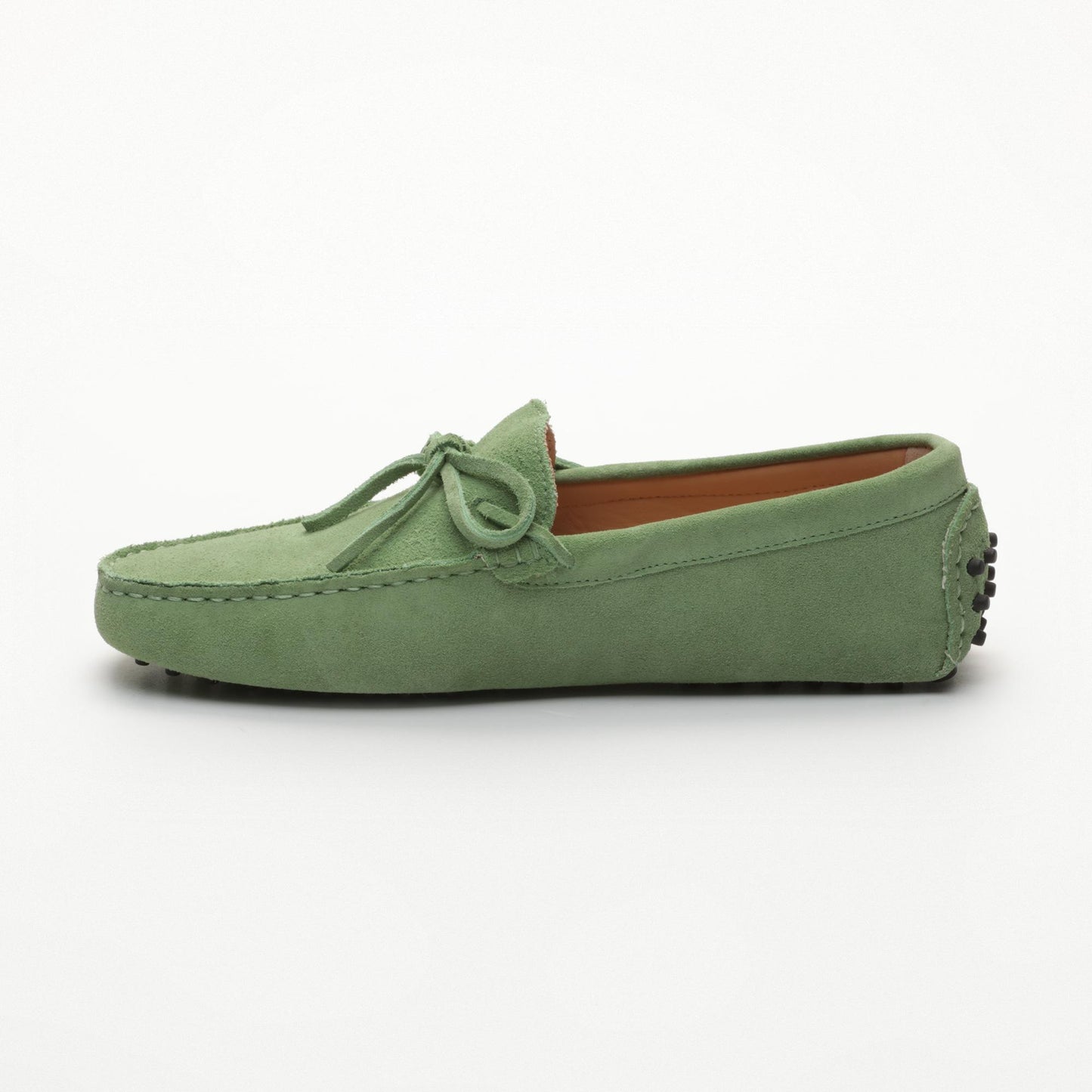 DUKE mocassins à lacets vert clair