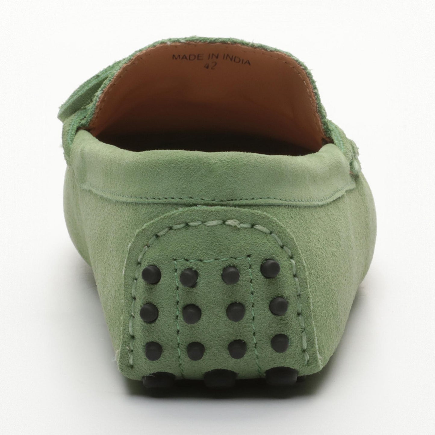 DUKE mocassins à lacets vert clair