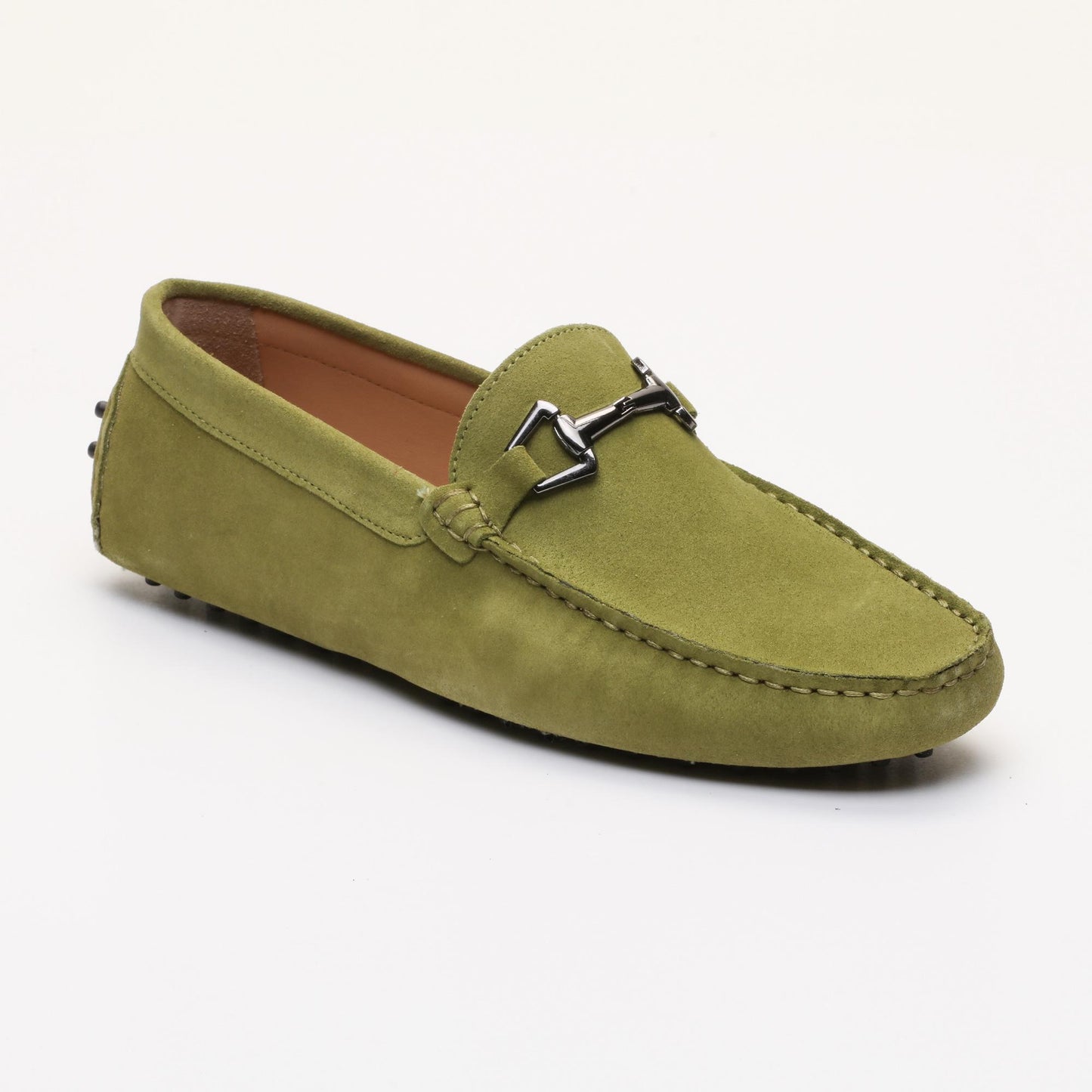 ERNEST mocassins fantaisies olive
